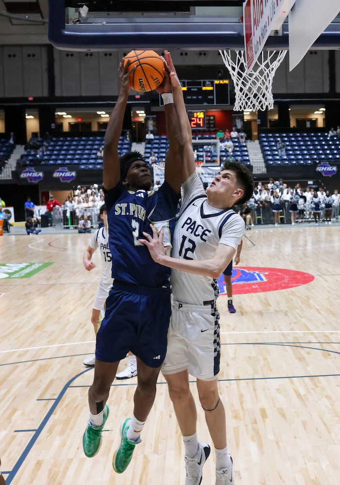 4A Boys State Championship game between St. Pius X and Pace Academy
