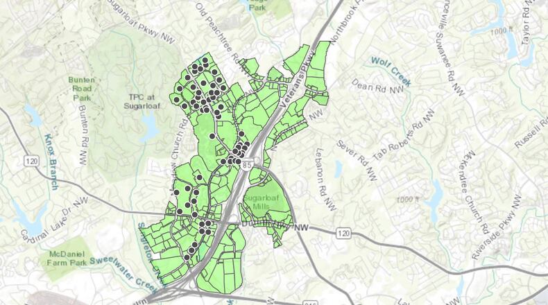 Gwinnett is working with the Sugarloaf CID to update the county’s Livable Centers Initiative study. Courtesy Sugarloaf CID.