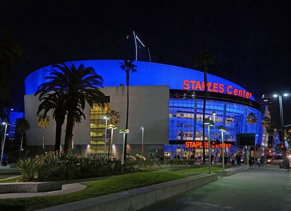 The Lakers have won six NBA championships during their tenure in the cavernous arena, including three straight in its first three years of operation. Banners commemorating the Lakers' 17 NBA titles hang high on the walls above the playing floor, providing what might be the most distinctive interior feature of the building. (Dreamstime/TNS)