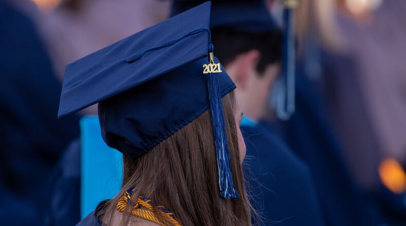 The Cobb County School District returned to in-person graduation ceremonies for high school students in 2021. (Courtesy of Cobb County School District)