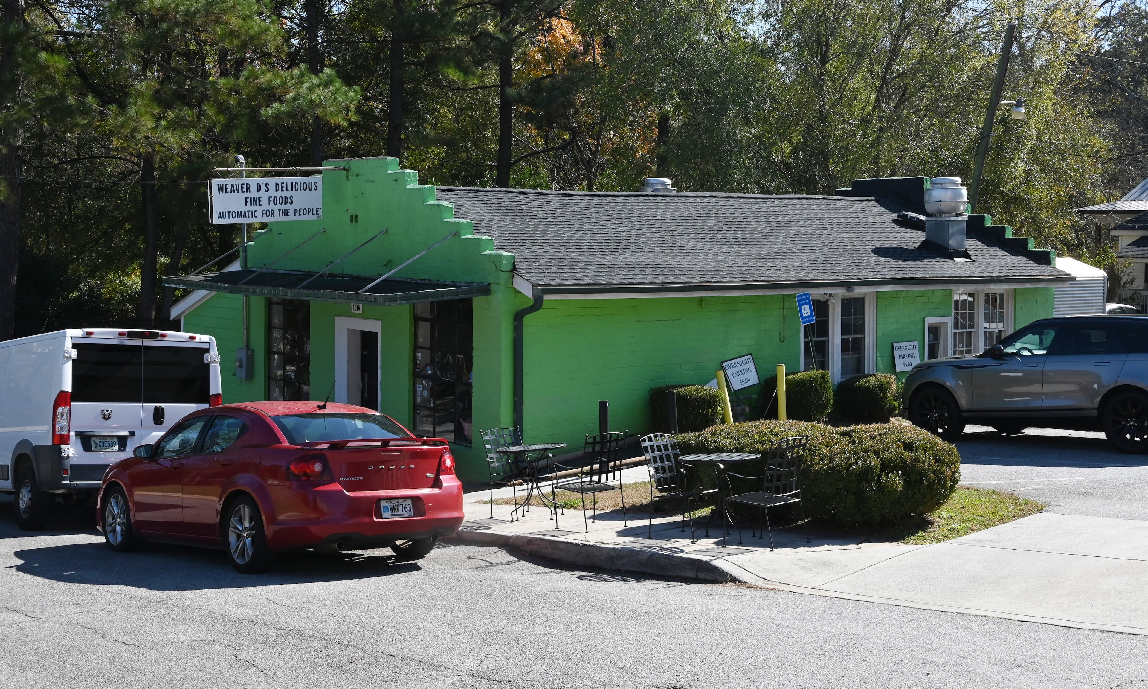 Dexter Weaver has listed his restaurant for sale, expecting that whoever buys the building will use the quarter-acre lot for something else. The area, just down the hill from Athens' downtown, has filled in over the last decade with high-rise apartments, renovated rental houses and parking decks. (Hyosub Shin/AJC)