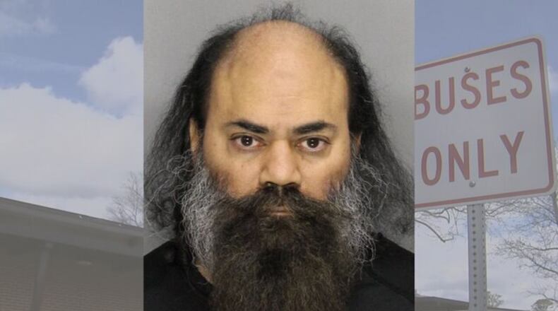 Cobb school bus driver Gogineni Rayudu was arrested after authorities said he broke into a student's home. (Photo courtesy of Channel 2 Action News)