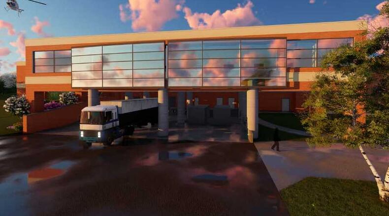 This rendering shows the new Radiology Observation Care Unit at Emory Johns Creek Hospital.