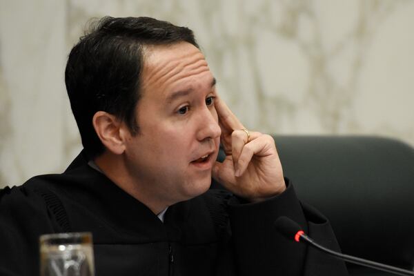 Justice Keith Blackwell. (DAVID BARNES / DAVID.BARNES@AJC.COM)