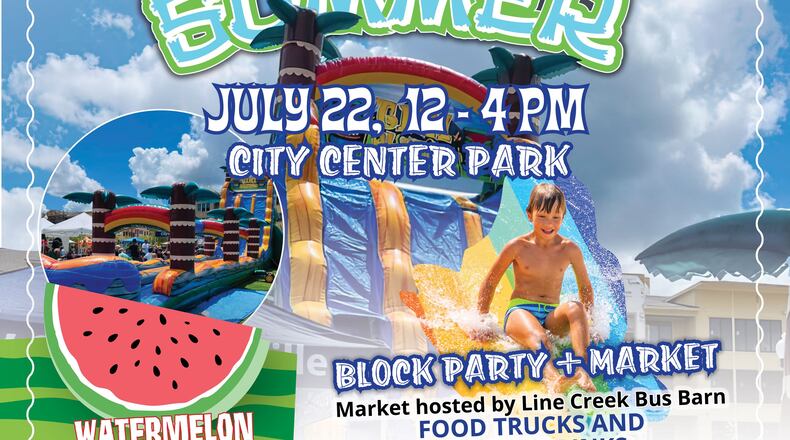 A Block Party and Market will be noon-4 p.m. July 22 at City Center Park, 210 Stonewall Ave. W., Fayetteville. (Courtesy of Fayetteville)