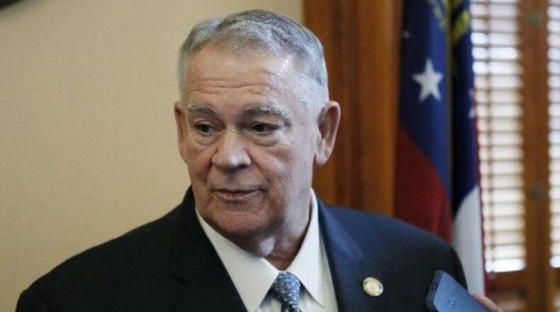 Georgia House Speaker David Ralston filed for legislative leave at least 41 times in the Cherokee County and Gilmer County cases against Derek Key, staving off hearings for a decade. This month, prosecutors dismissed the last of the charges. BOB ANDRES / BANDRES@AJC.COM
