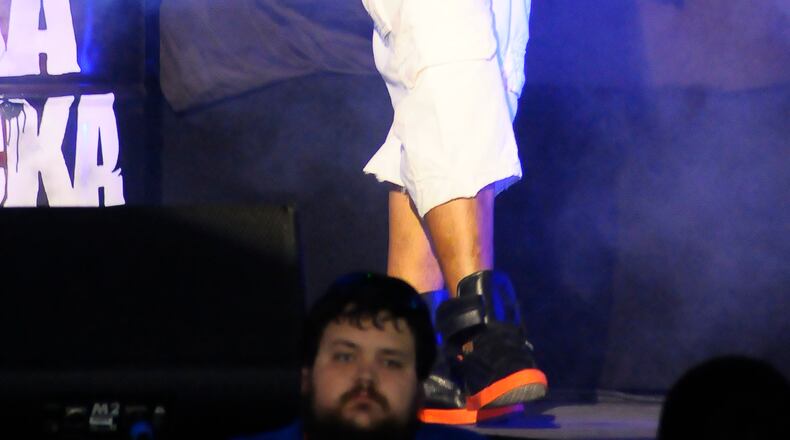 Waka Flocka Flame, shown here in this 2012 photo, recently announced his “candidacy” for president. (Credit: Raymond Hagans)