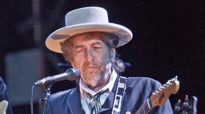U.S musician Bob Dylan performs at the London Feis Festival, in Finsbury Park, Saturday, June 18, 2011, just weeks after his 70th birthday. (AP Photo/Joel Ryan)