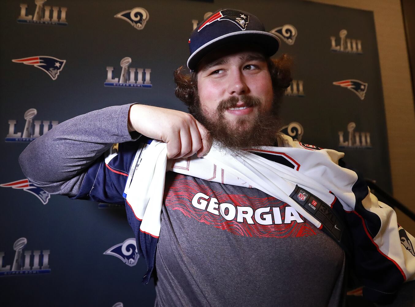 Photos: Players, coaches meet with media as Super Bowl week continues