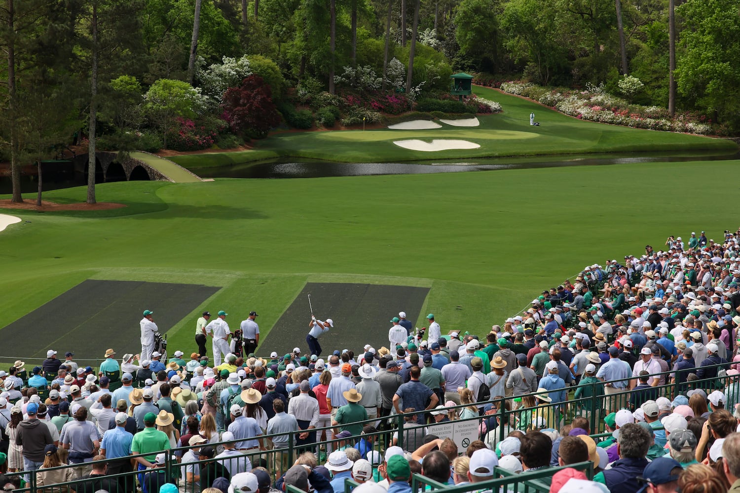 Masters practice round Tuesday