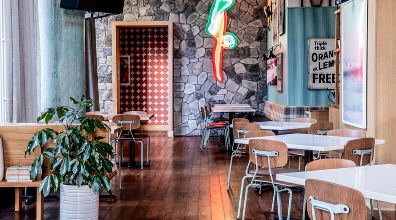 The interior of Tin Lizzy's Taco Americana. / Courtesy of Tin Lizzy's