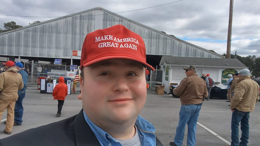 A picture of Brad Barnes from his campaign website. (Screenshot)