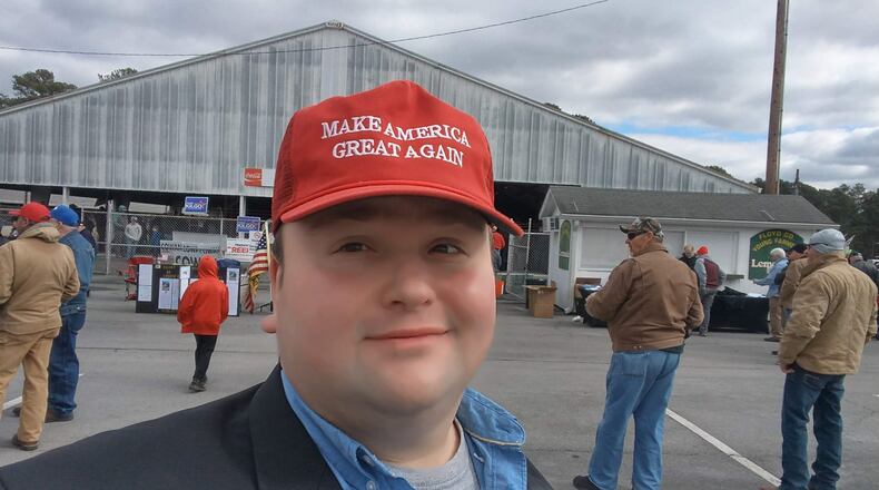 A picture of Brad Barnes from his campaign website. (Screenshot)