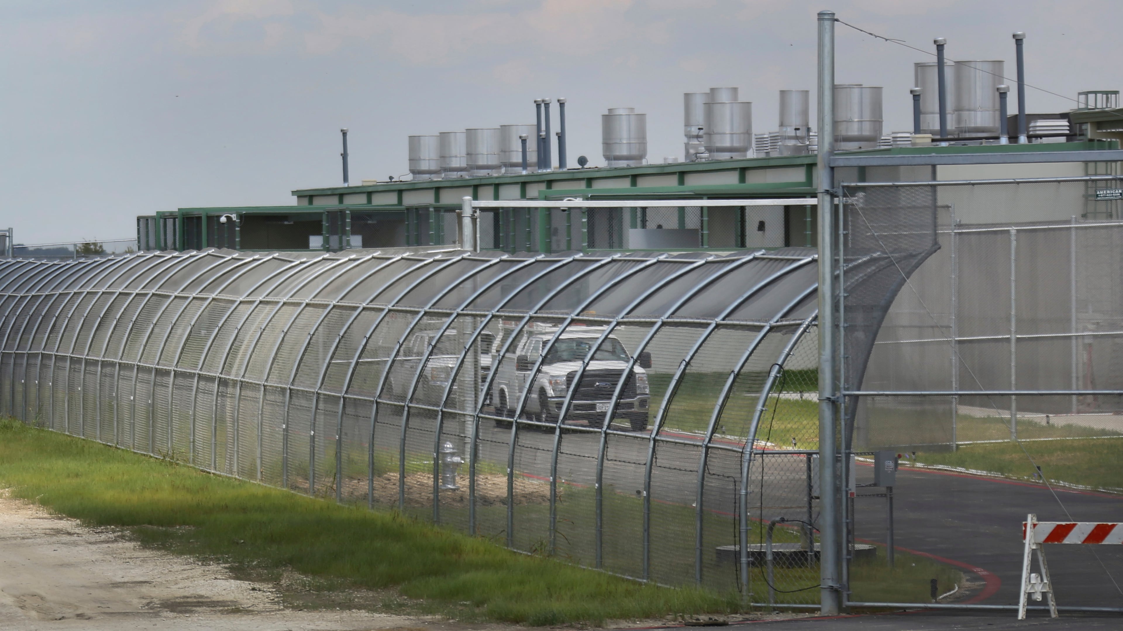 FILE - The Prairieland Detention Center is seen, Sept. 15, 2016, in Alvarado, Texas. (Louis DeLuca/The Dallas Morning News via AP, File)