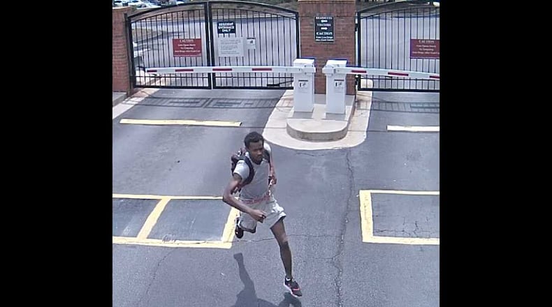 This is a picture of a man believed to be one of the two suspect in an armed robbery that took place Monday night, Acworth police said.
