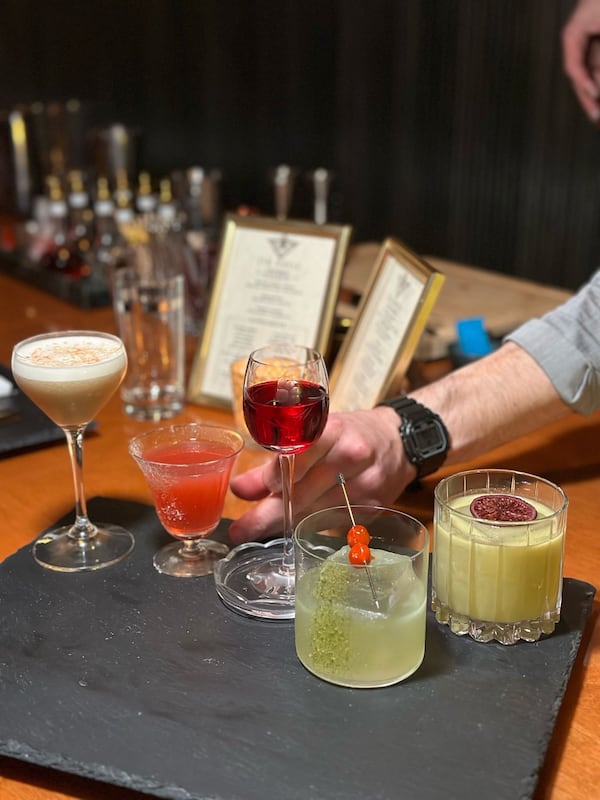 7th House's cocktail omakase menu changes each month to reflect the corresponding zodiac sign. (Courtesy of Catalina Selvagn)