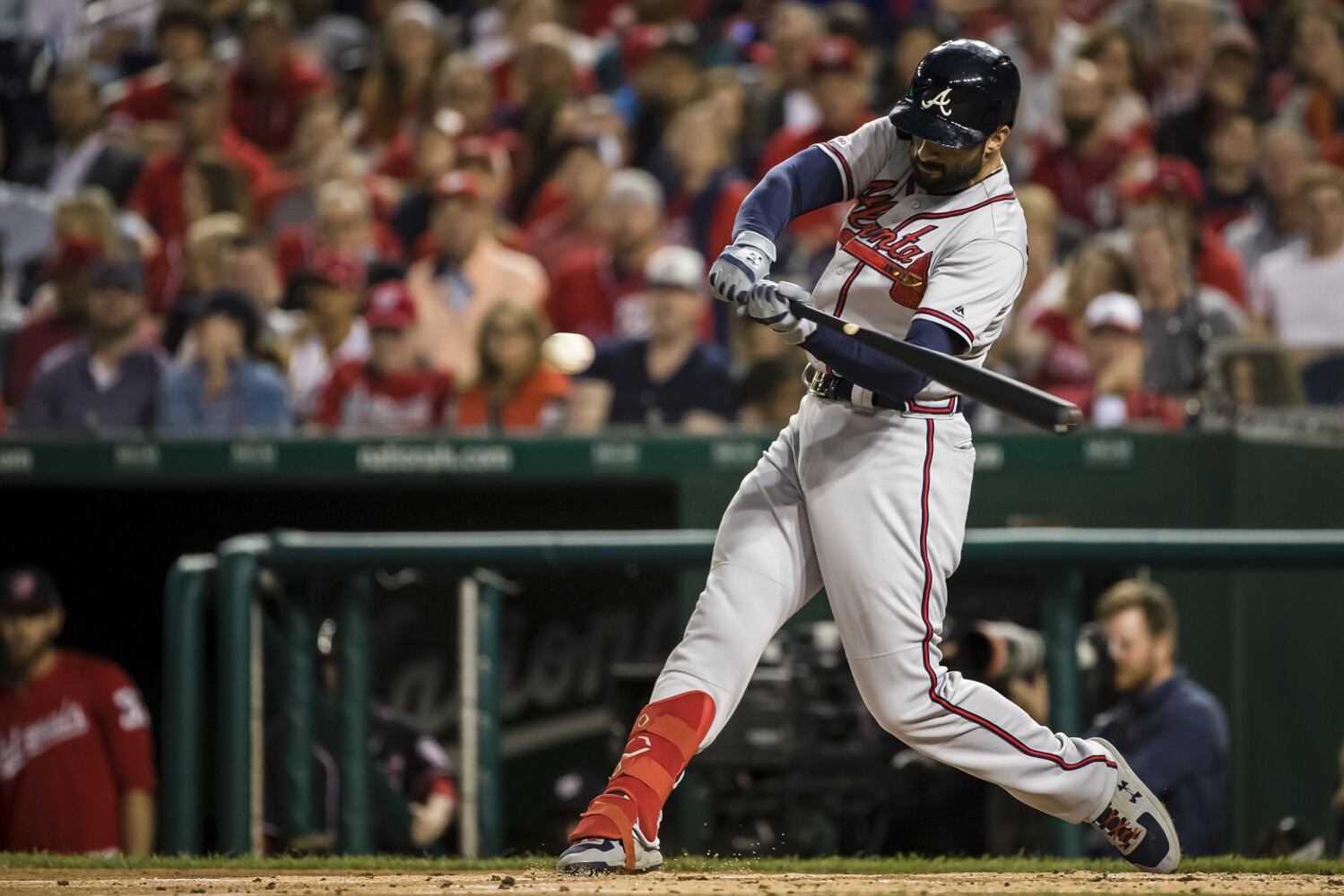 Photos: Markakis leads Braves against Nationals