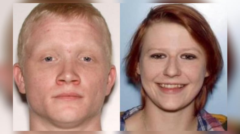 Austin Todd Stryker (left) is in custody and is charged in the death of Hannah Bender (right).