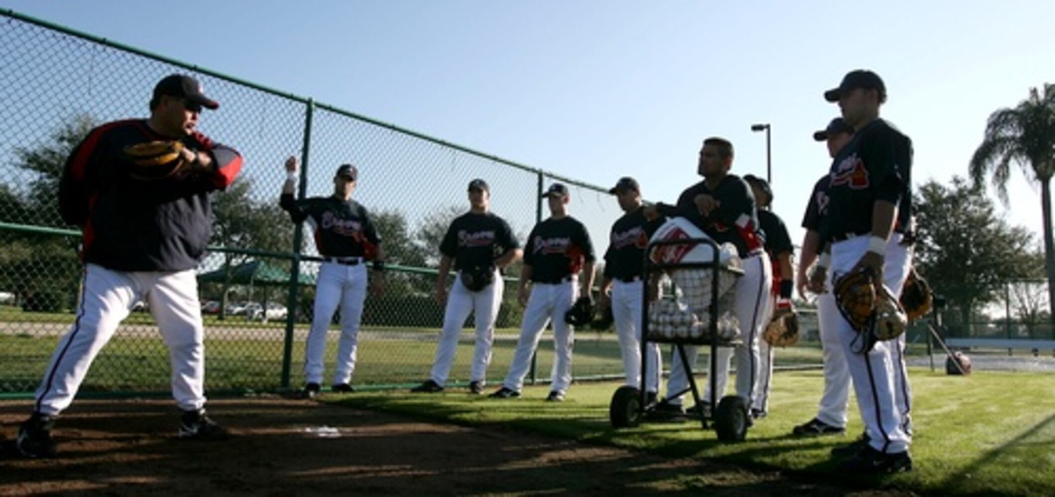 Braves spring training Day 2