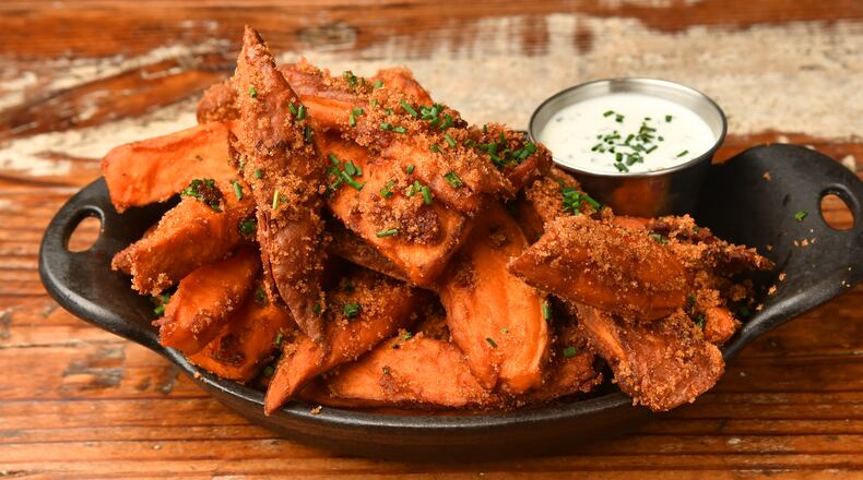 South Main Kitchen’s Sweet Potato Fries with Buttermilk-Chive Dressing (CHRIS HUNT FOR THE ATLANTA JOURNAL-CONSTITUTION)