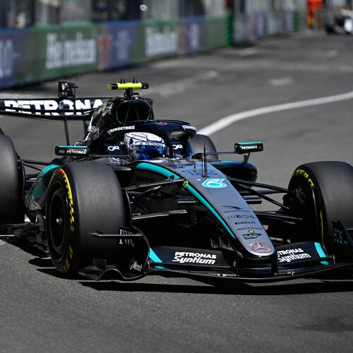 Italy's Andrea Kimi Antonelli steers his Mercedes during the Formula One Monaco Grand Prix race at the Monaco racetrack, Sunday, June 7, 2026. (AP Photo/Philippe Magoni)