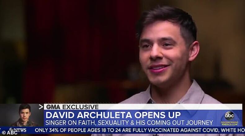 David Archuleta discussed his sexuality on "Good Morning America." ABC