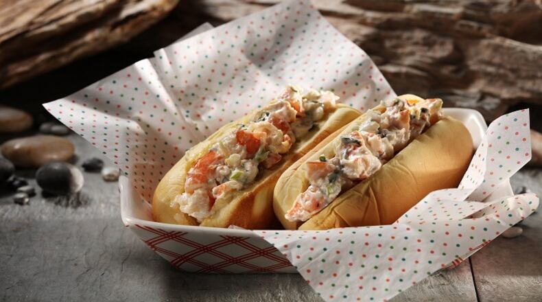 Shrimp are steamed with fragrant spices, then tossed with a creamy dressing of mayo, scallions, basil and lemon zest. (Abel Uribe/Chicago Tribune/TNS)