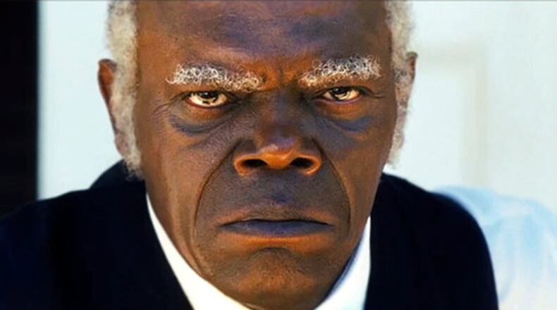 Samuel L. Jackson as Stephen from “Django Unchained”: Sharon Barnes Sutton compares her opponent to the movie's evil house slave.