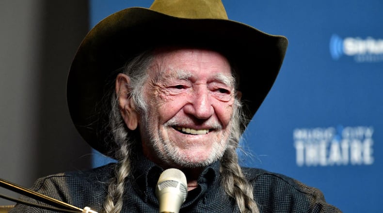 Legendary recording artist Willie Nelson speaks onstage at his album premier on April 4, 2017 in Nashville, Tennessee.