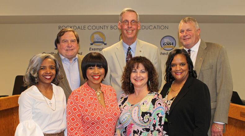 The Rockdale County Board of Education was recently honored as a 2018 Exemplary Board by the Georgia School Boards Association. CONTRIBUTED