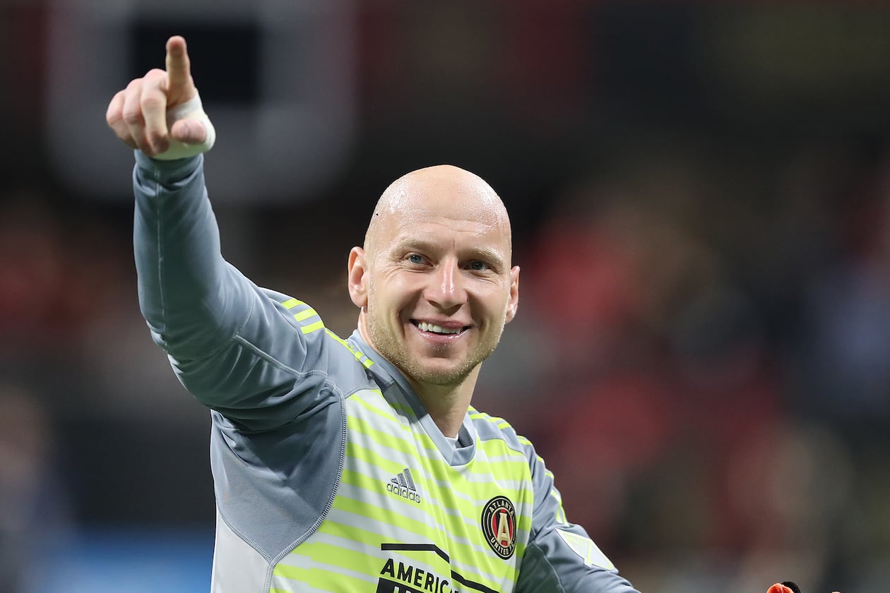 Atlanta United goalkeeper Brad Guzan said he will retire after Saturday's match. (File/AJC)