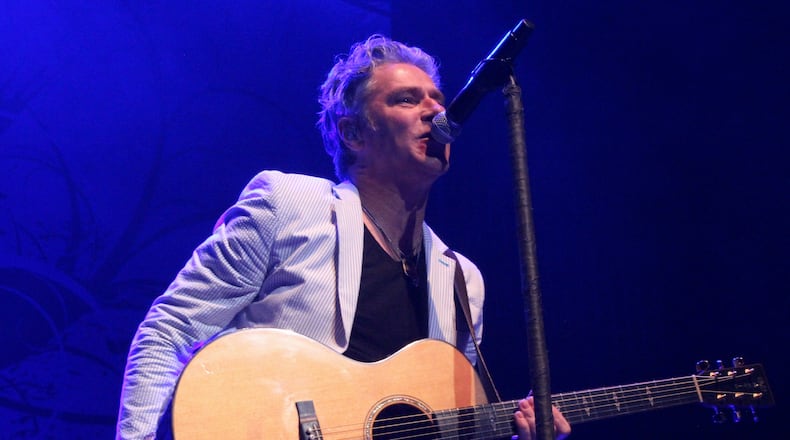Ed Roland was a captivating presence onstage at Collective Soul's sold-out Tabernacle show. Photo: Melissa Ruggieri/AJC