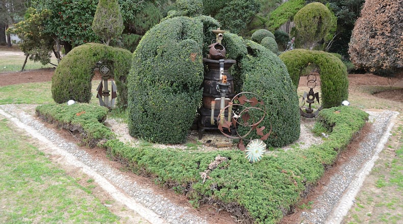 Although he had no gardening experience, Fryar was inspired to create his topiary garden in a bid to win a local garden club’s yard of the month award more than 40 years ago. Contributed by Robert Nicholls