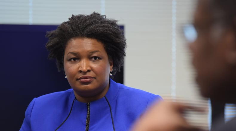 House Minority Leader Stacey Abrams of Atlanta. Kent Johnson/AJC photo.