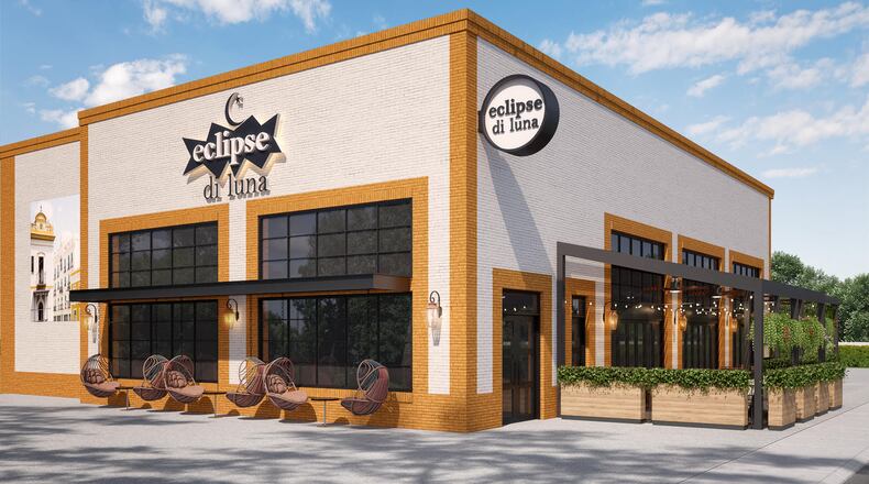 A rendering of Eclipse de Luna, set to open in the Halcyon development in Forsyth County in 2022. / Courtesy of Eclipse de Luna