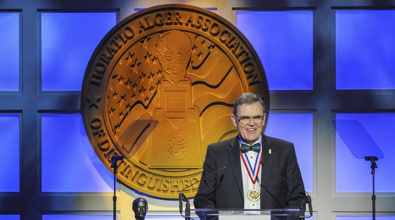 David Abney, chairman and CEO of United Parcel Service Inc., was one of 13 business, civic and cultural leaders selected to receive the 2019 Horatio Alger Award. CONTRIBUTED