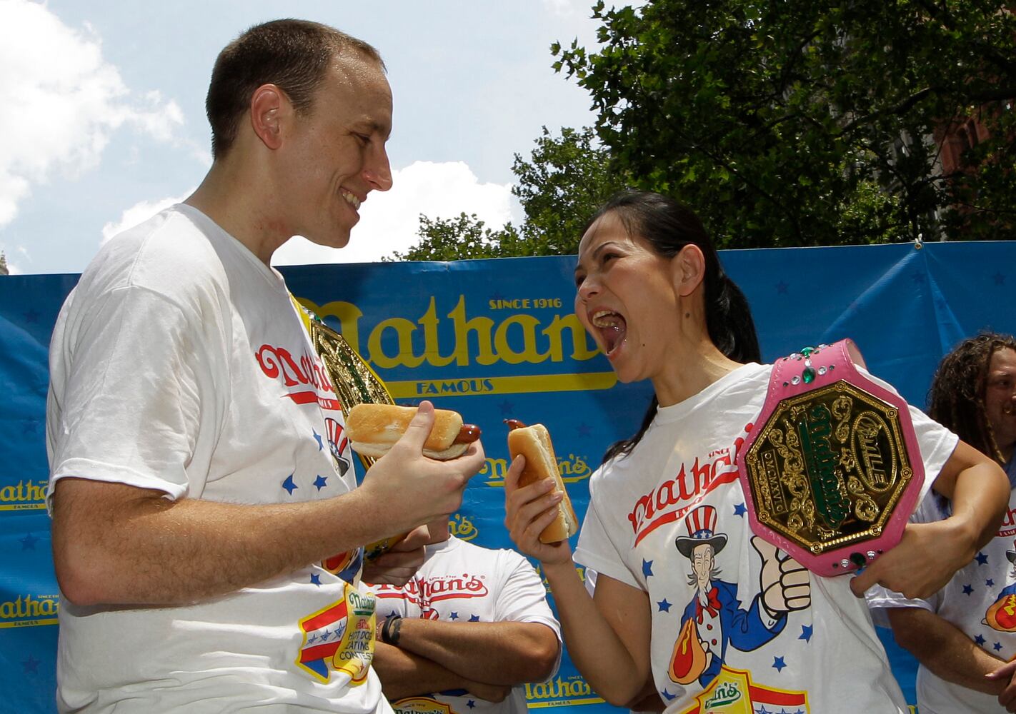 Joey Chestnut wins Coney Island hot dog contest for sixth time