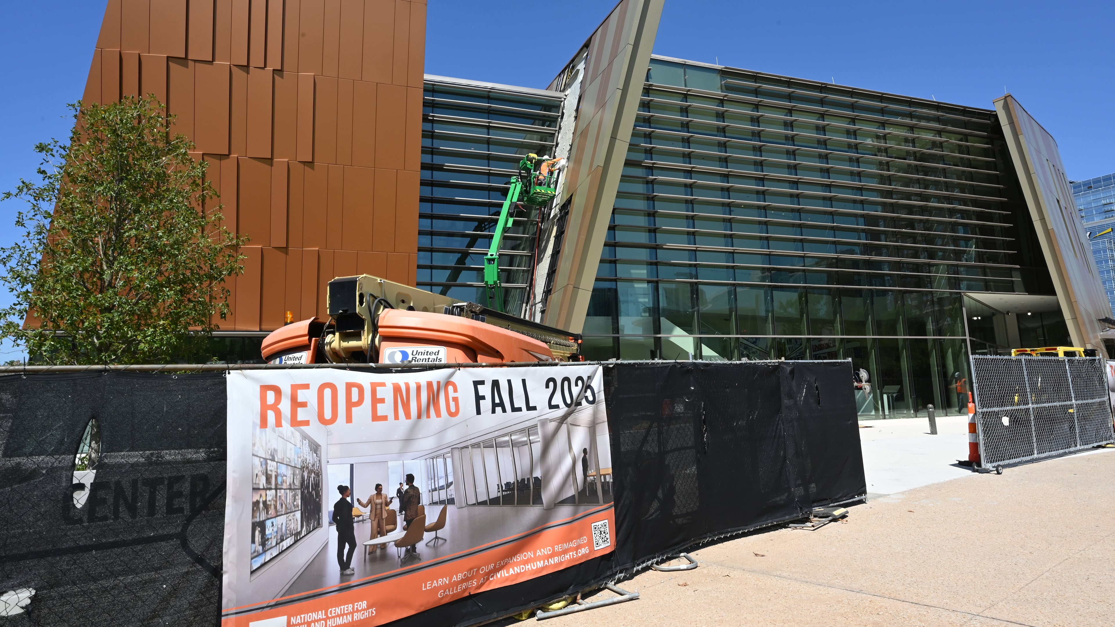 The National Center for Civil and Human Rights is nearing the end of its expansion. The project will add two new wings – totaling approximately 24,000 square feet – for classrooms, exhibits, and event spaces while refreshing the museum’s current offerings. (Hyosub Shin / AJC)