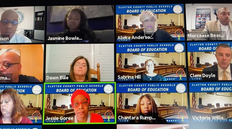 Clayton County Schools said on Monday that the district plans to stick with remote learning as COVID-19 numbers continue to rise.