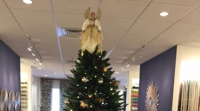 The Atlanta Decorative Arts Center’s angel tree. (Special)