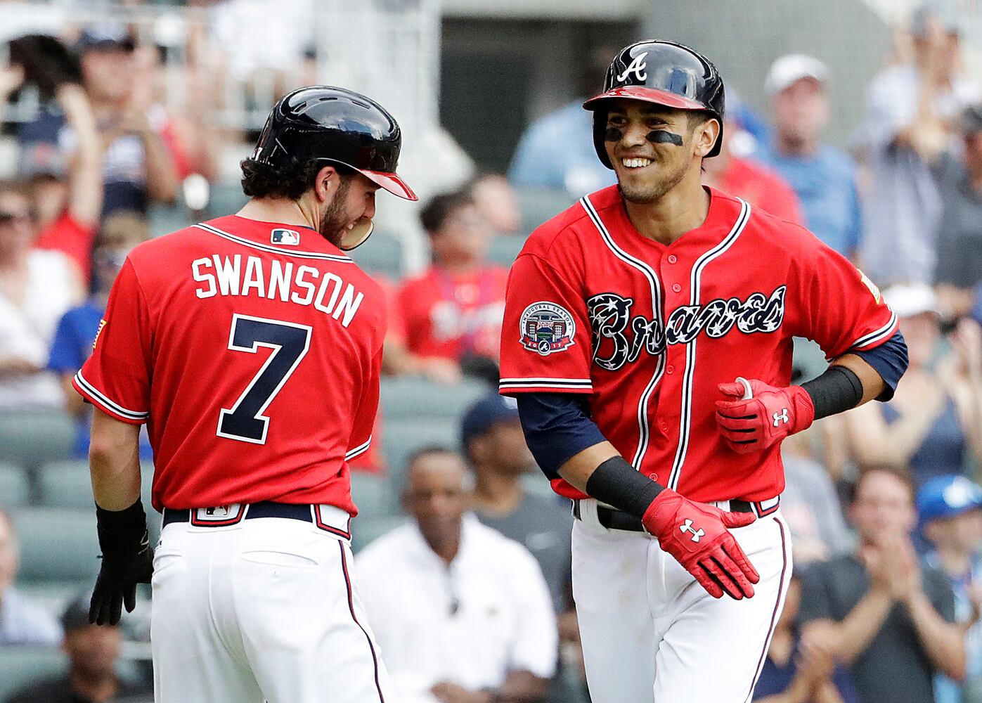 Photos: Ruiz hits first homer as Braves host Nats