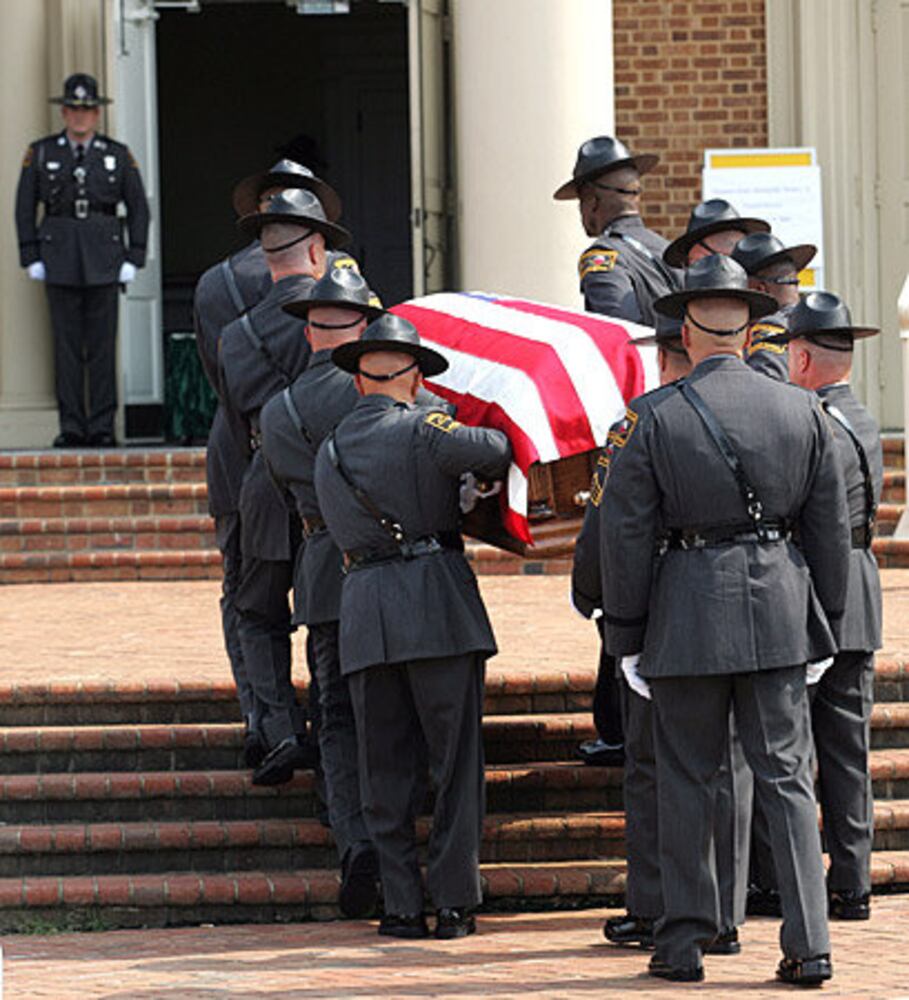 Former Sen. Jesse Helms laid to rest