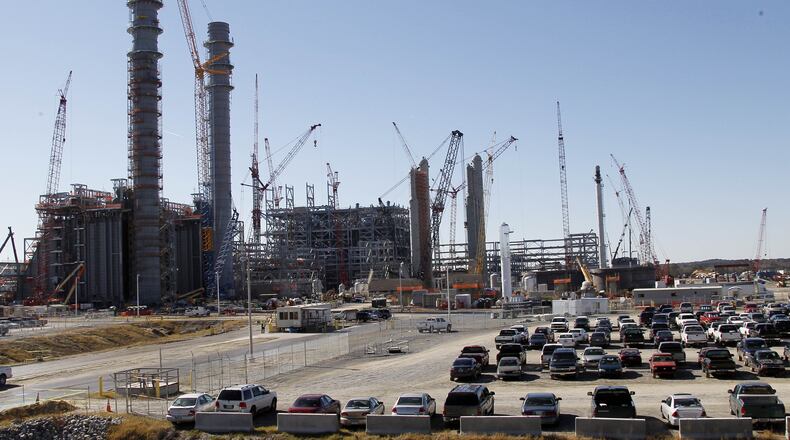 Southern Company’s Kemper “clean coal” plant under construction in Mississippi. (AP Photo/Rogelio V. Solis, File)