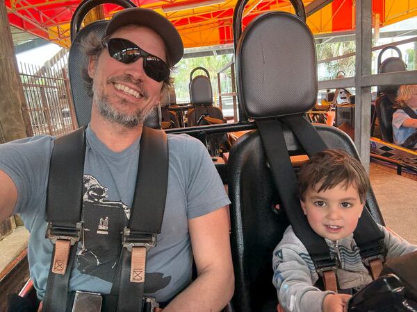 Jon Gulick, with son Theo, recalls his mom frequently telling him, "You’ll never know how much you can love someone until you have kids." Gulick says he totally agrees. (Courtesy of Jon Gulick)