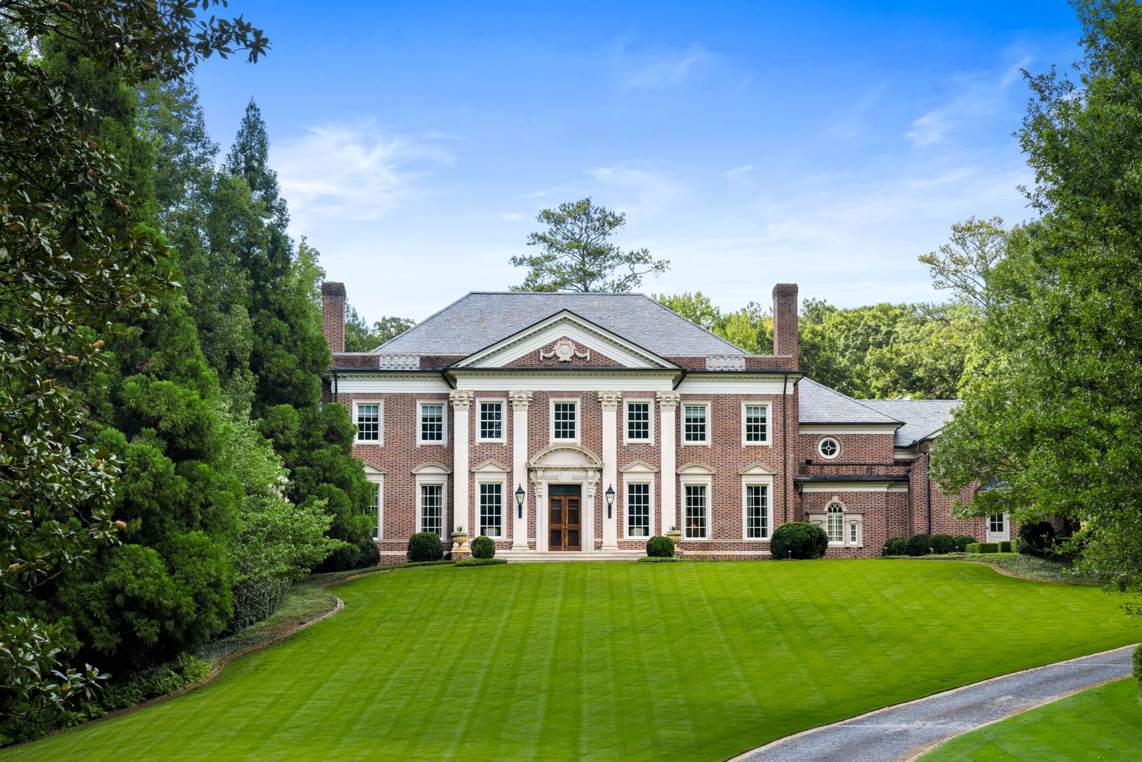 Sold for $12,865,000, the Buckhead property features over 14,000 square feet of living space in the main house alone.