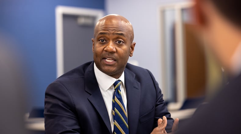 Northern District of Georgia U.S. Attorney Ryan Buchanan says his office has uncovered a number of day cares in recent years that were violating the Americans with Disabilities Act. (Arvin Temkar/AJC 2024)