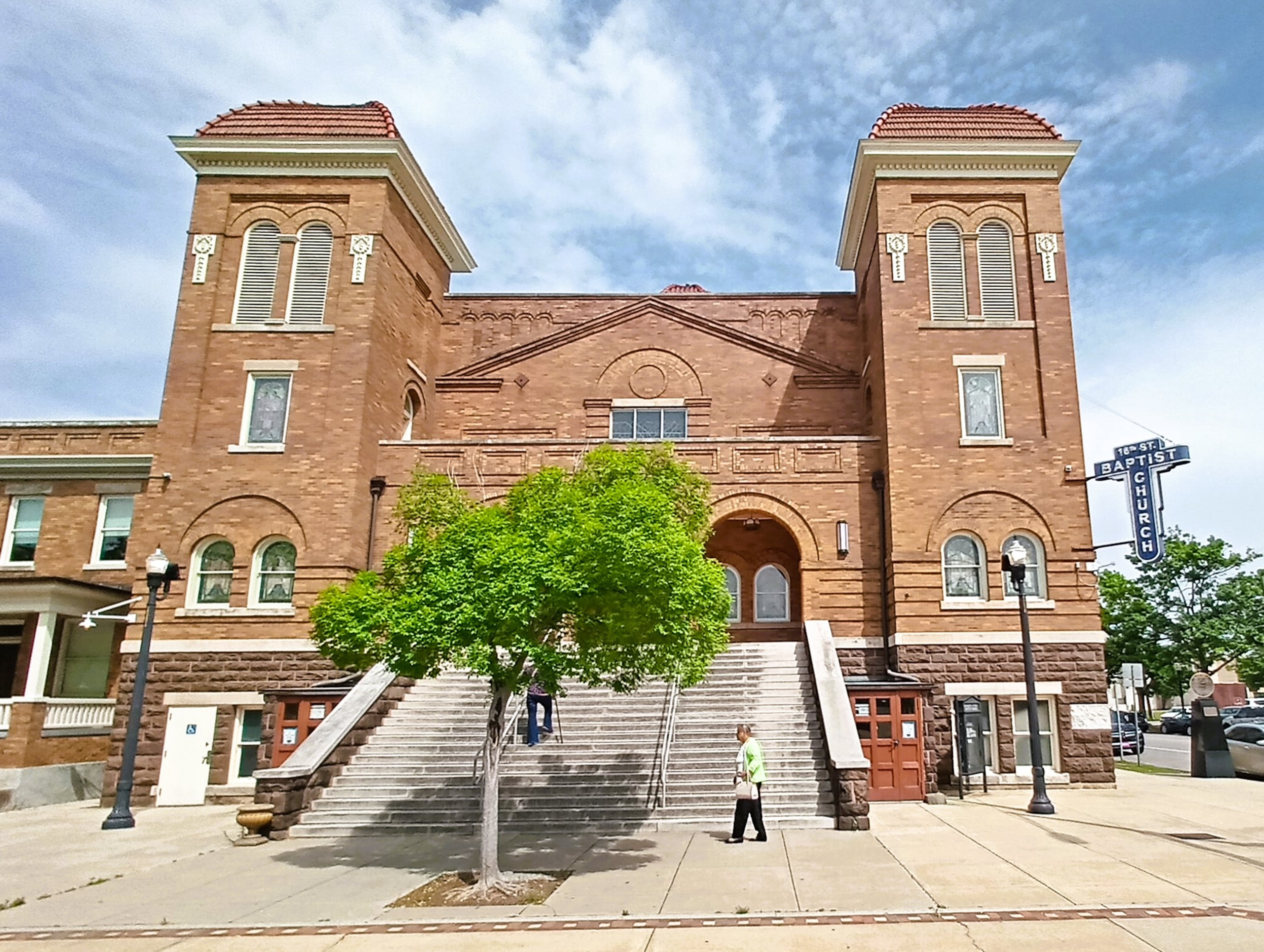 16th Street Baptist Church, where a bombing in September 1963 killed four girls preparing for a worship service. (Courtesy of Blake Guthrie)