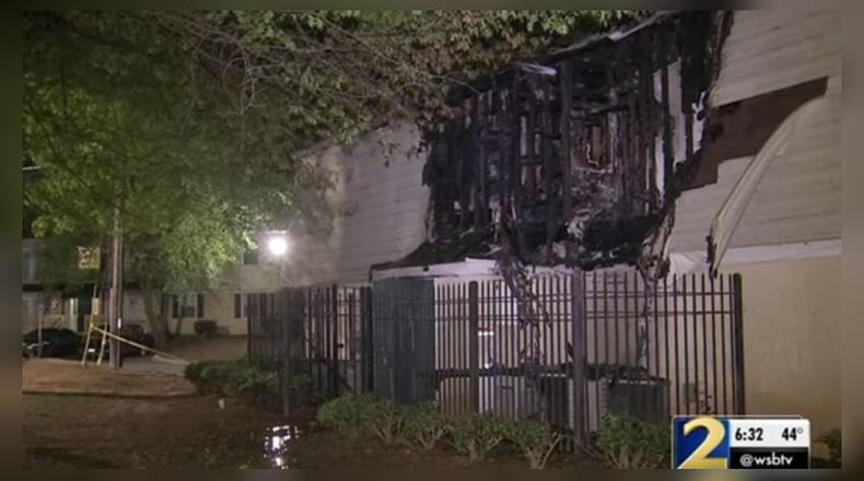 A fire has displaced at least 19 people at the Oak Run Apartment Homes in Clayton County, authorities said.