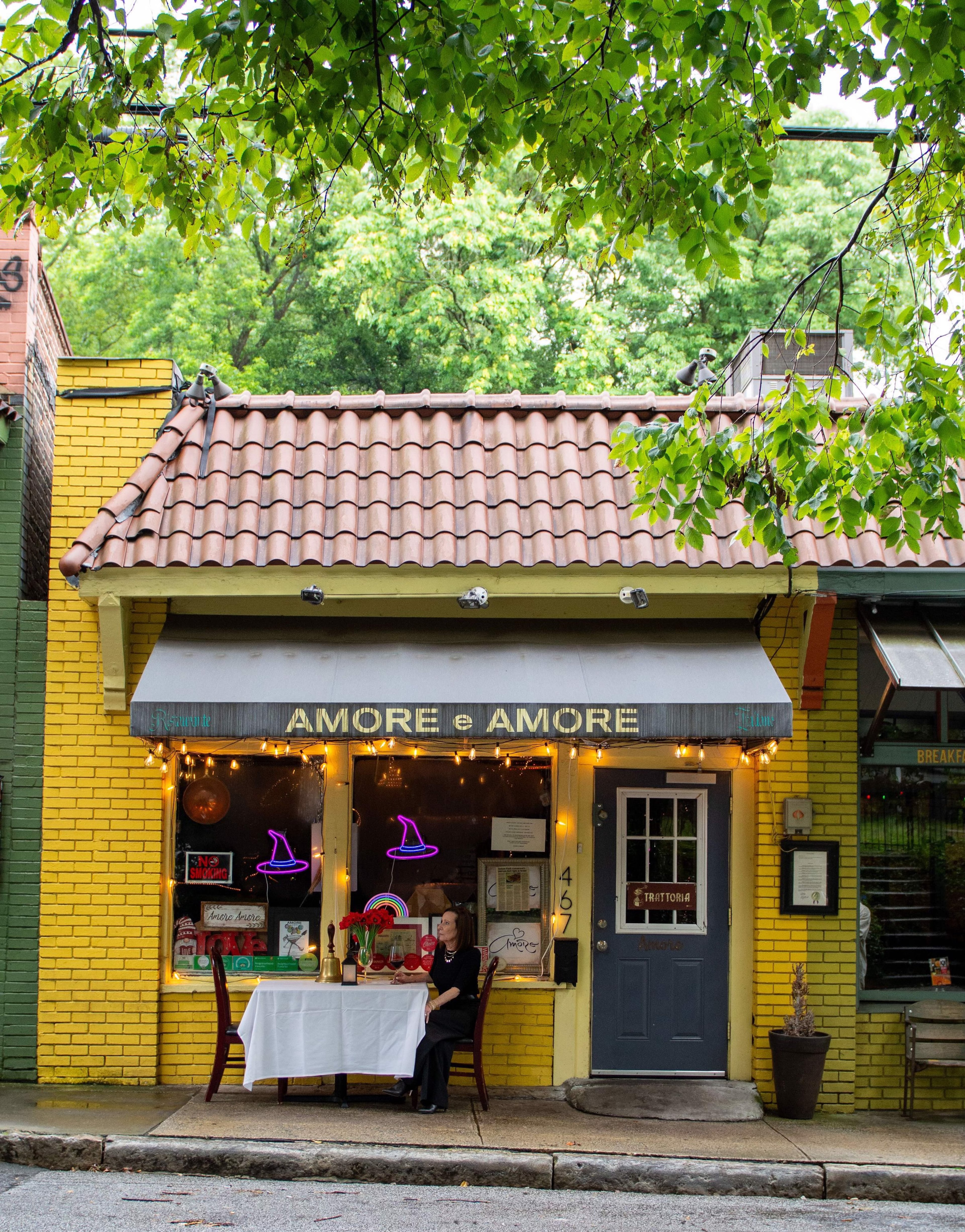 The exterior of Amore e Amore in Inman Park. (Courtesy of Amore e Amore)