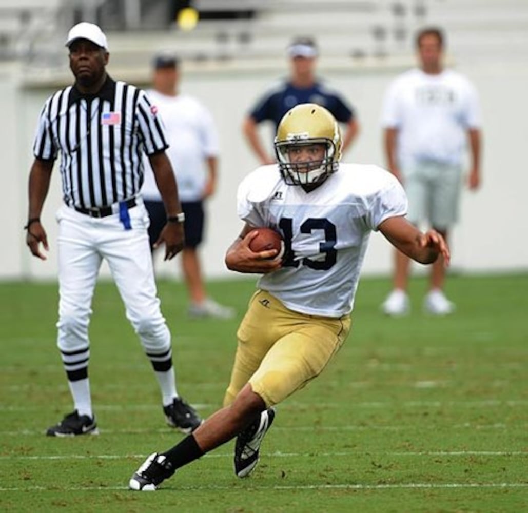 Georgia Tech holds football scrimmage